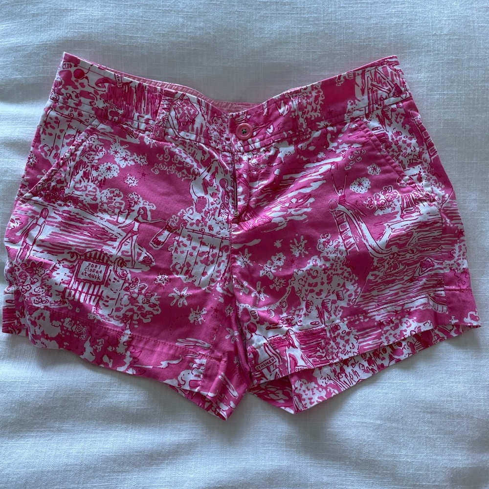 Lilly Pulitzer skinny dippin Callahan shirt size 6